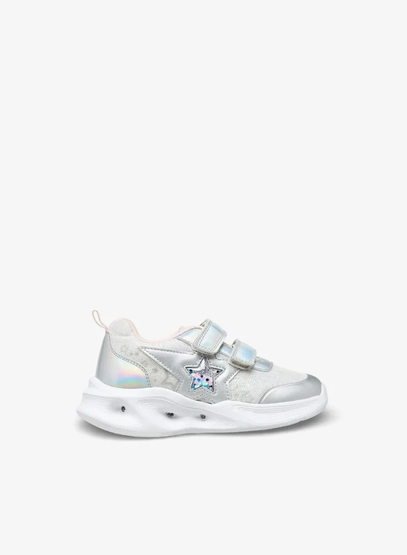 Flora Bella By Shoexpress Flora Bella Girls Star Embellished Hook & Loop Sneakers